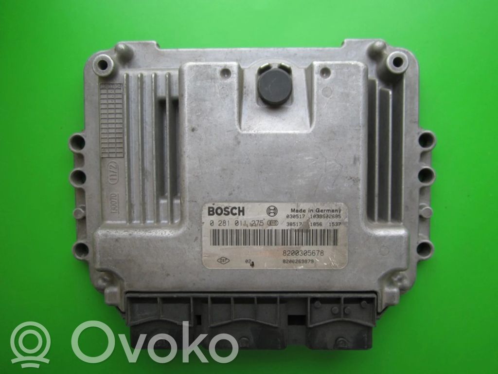 Engine control unit/module ECU   8200269879,0281011275