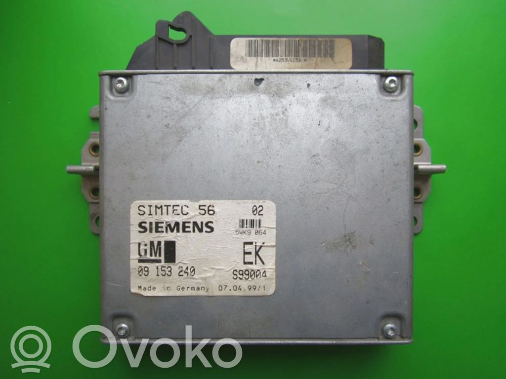 Engine control unit/module ECU   09153240,5WK9064