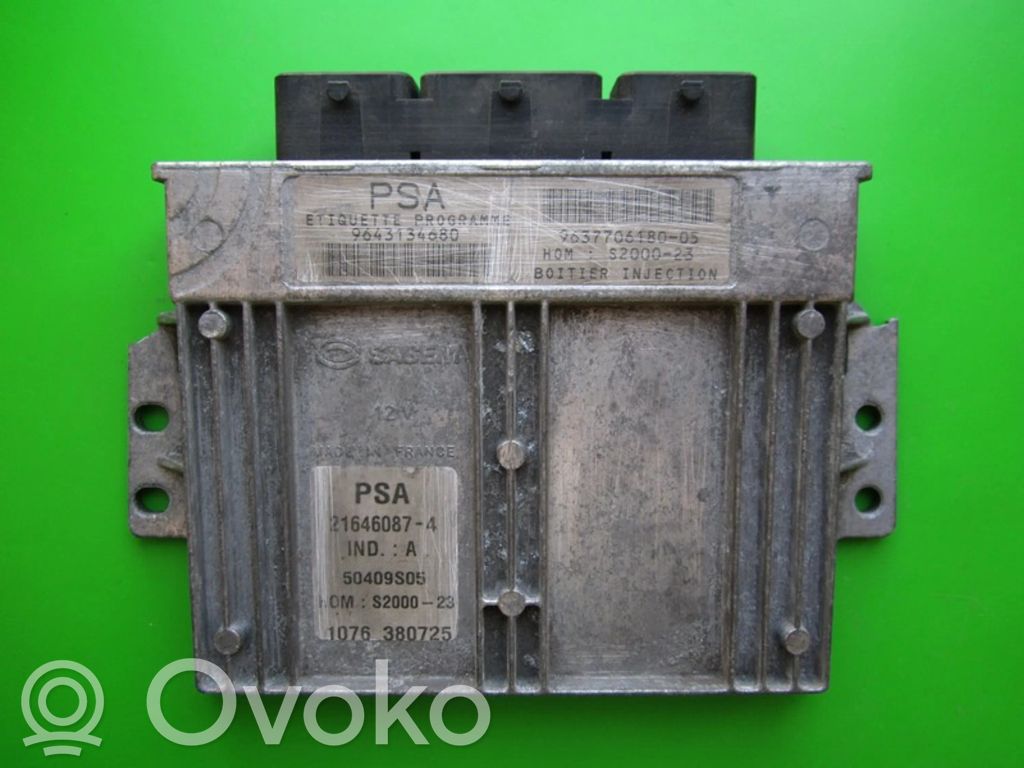 Engine control unit/module ECU   9643134680,21646087