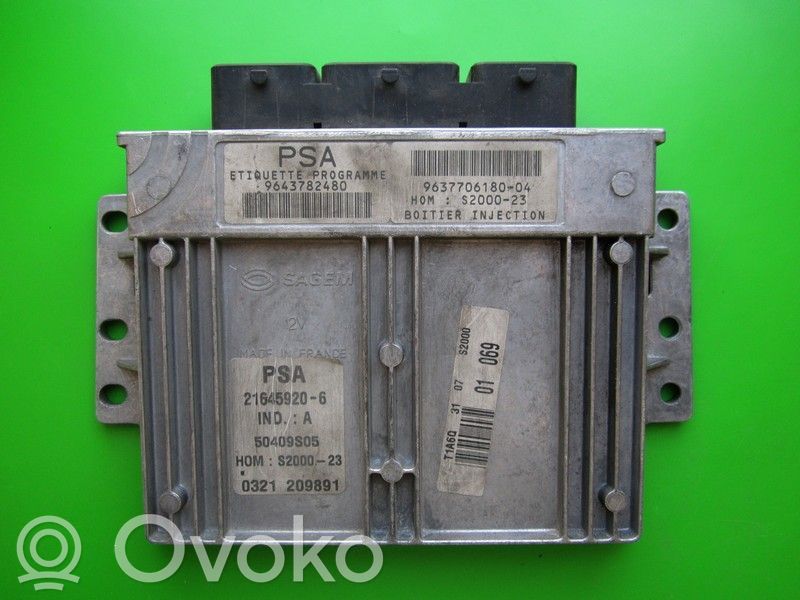 Peugeot 206 Engine control unit/module ECU 