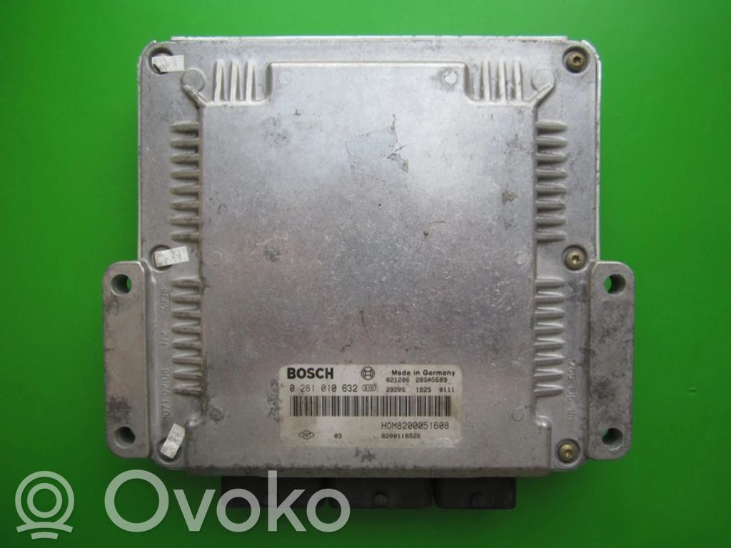 Engine control unit/module ECU   8200118526,0281010632