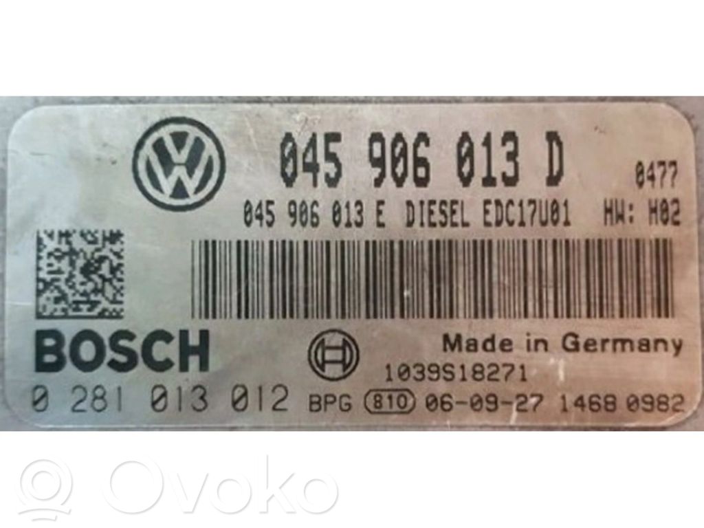 Seat Ibiza III (6L) Komputer / Sterownik ECU silnika 