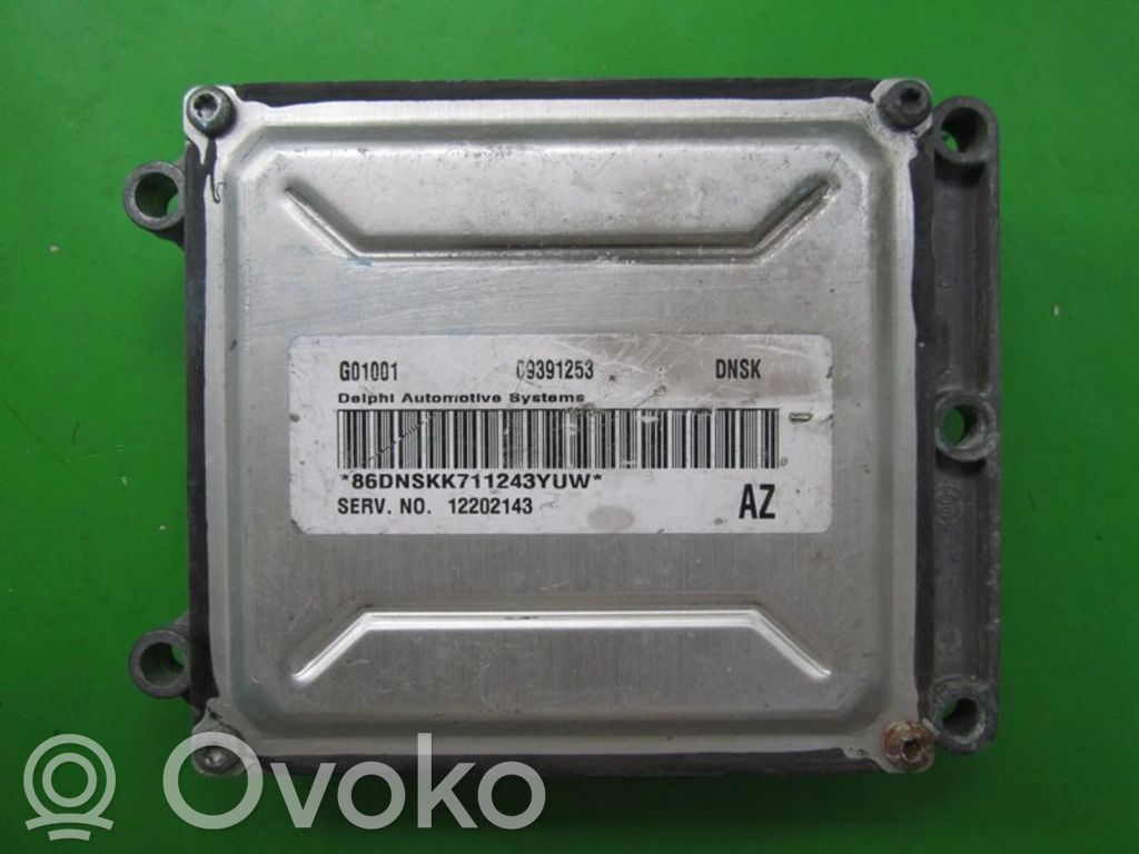 Engine control unit/module ECU   09391253,DNSK