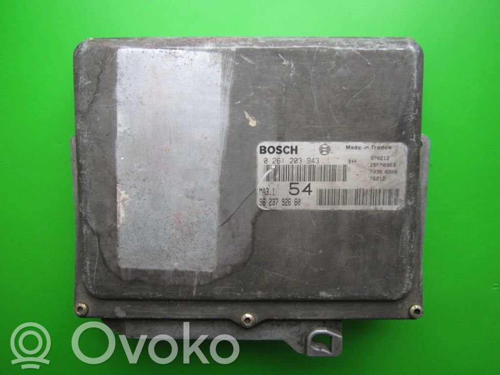 Motorsteuergerät ECU   9623792680,0261203943