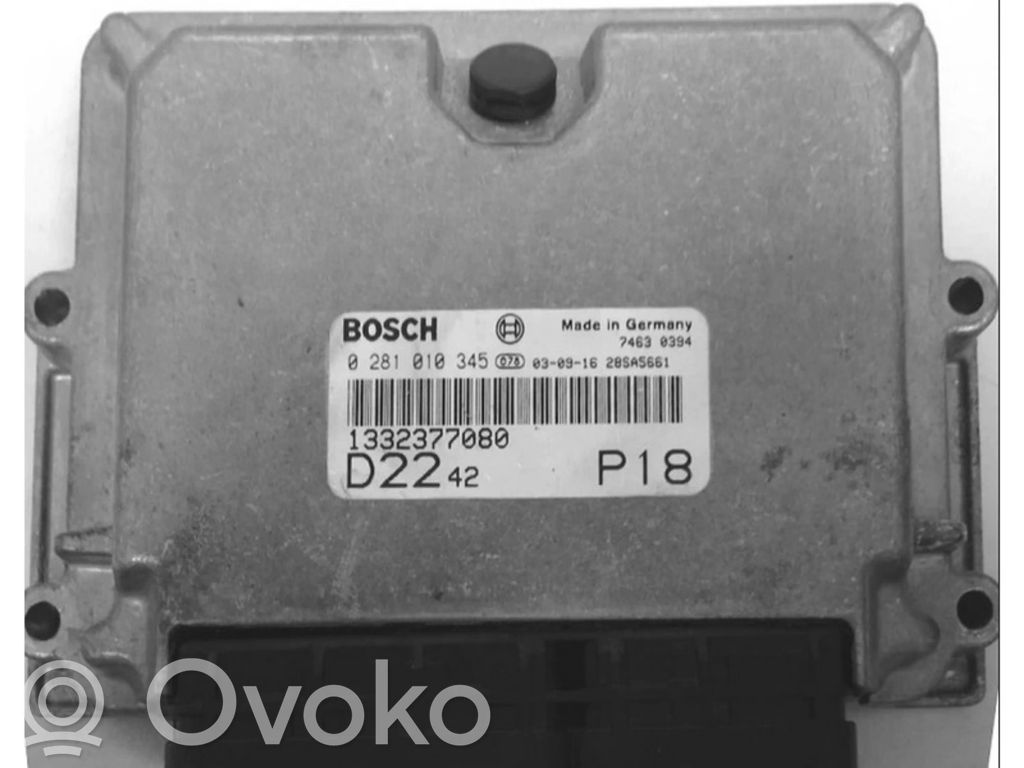 Peugeot Boxer Engine control unit/module ECU 