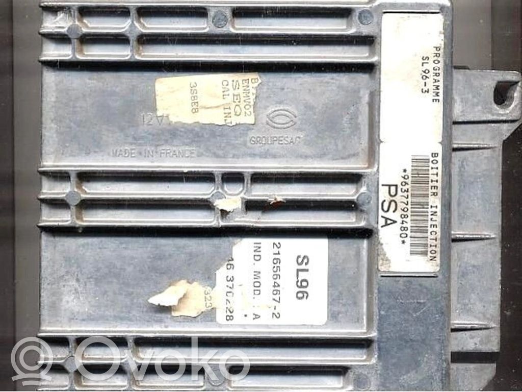 Engine control unit/module ECU   9637798480,216564672
