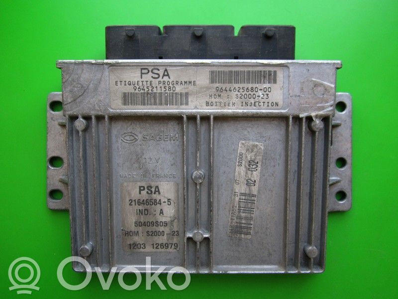 Engine control unit/module ECU   9645211580,21646584