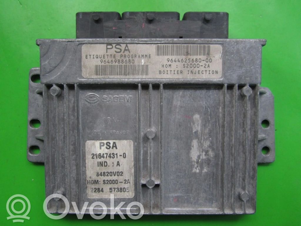 Peugeot 206 Engine control unit/module ECU 