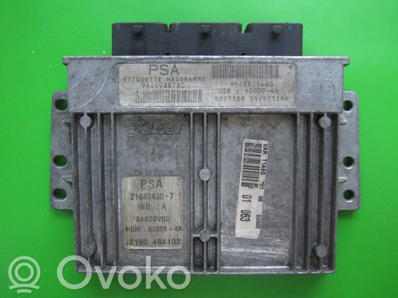Peugeot 206 Engine control unit/module ECU 
