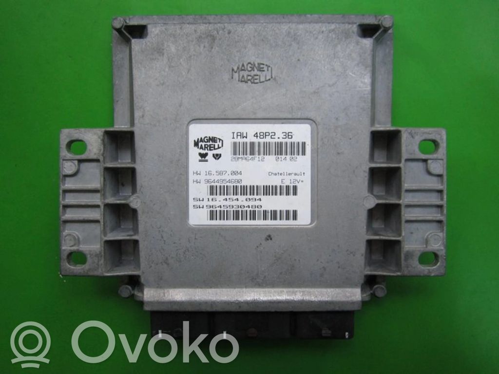 Peugeot 307 Unidad de control/módulo ECU del motor 