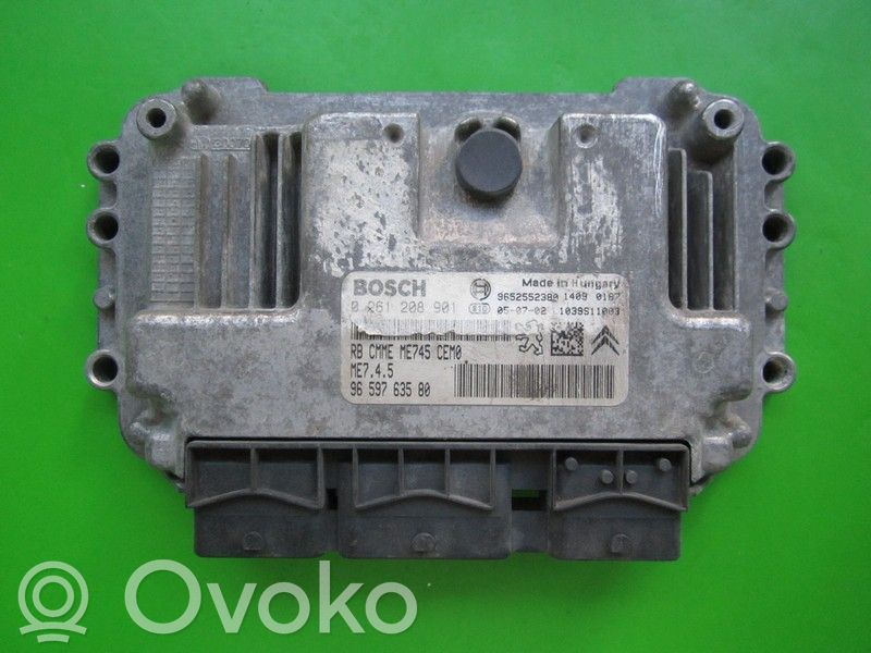 Peugeot 206+ Engine control unit/module ECU 