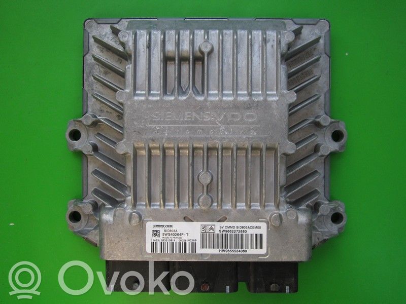 Engine control unit/module ECU   9662272880,5WS40264FT