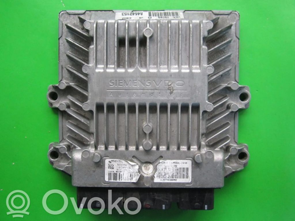 Engine control unit/module ECU   9662907080,5WS40313BT