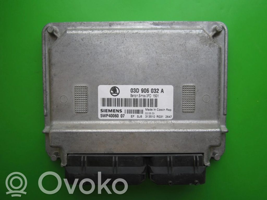 Skoda Fabia Mk1 (6Y) Engine control unit/module ECU 