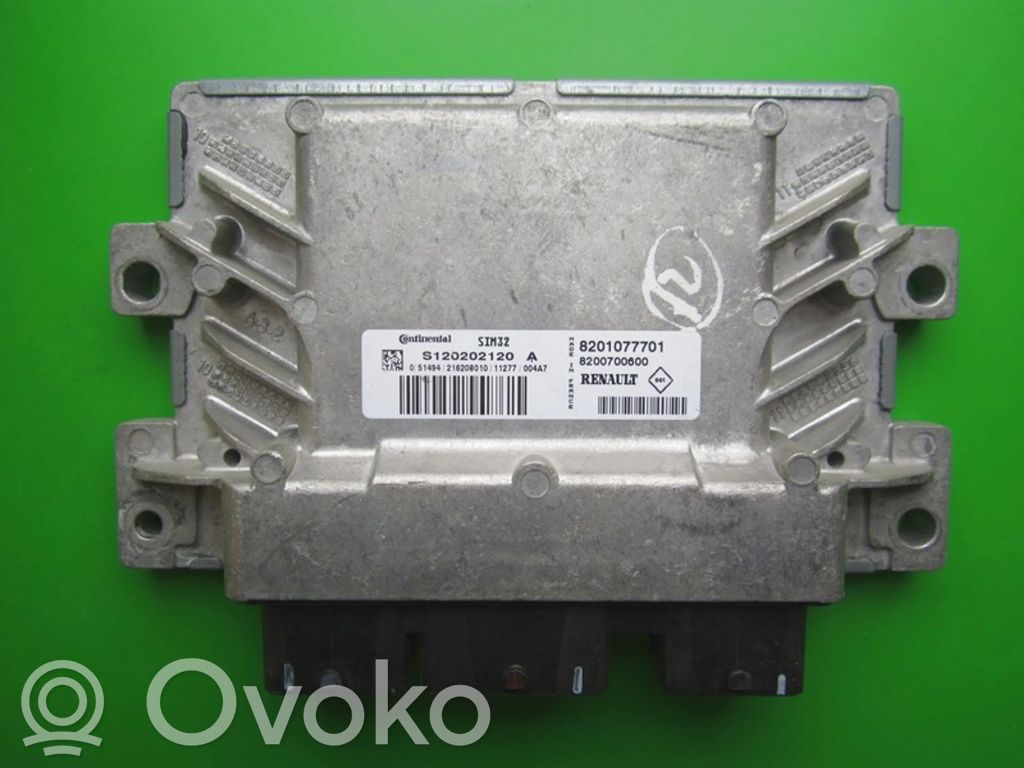 Unité de commande, module ECU de moteur   8201077701,S120202120A