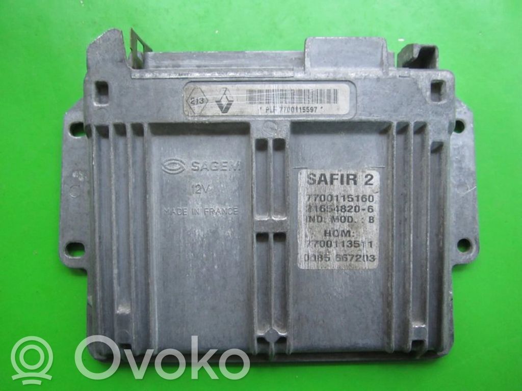 Engine control unit/module ECU   7700115597,21654820