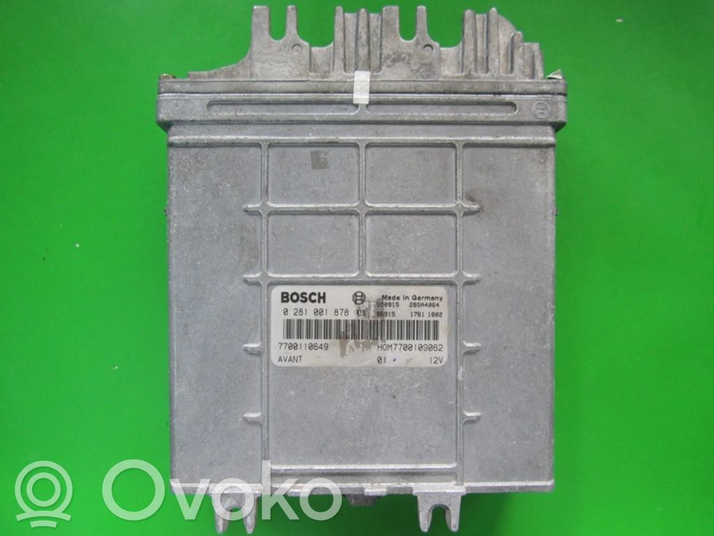 Renault Kangoo I Engine control unit/module ECU 