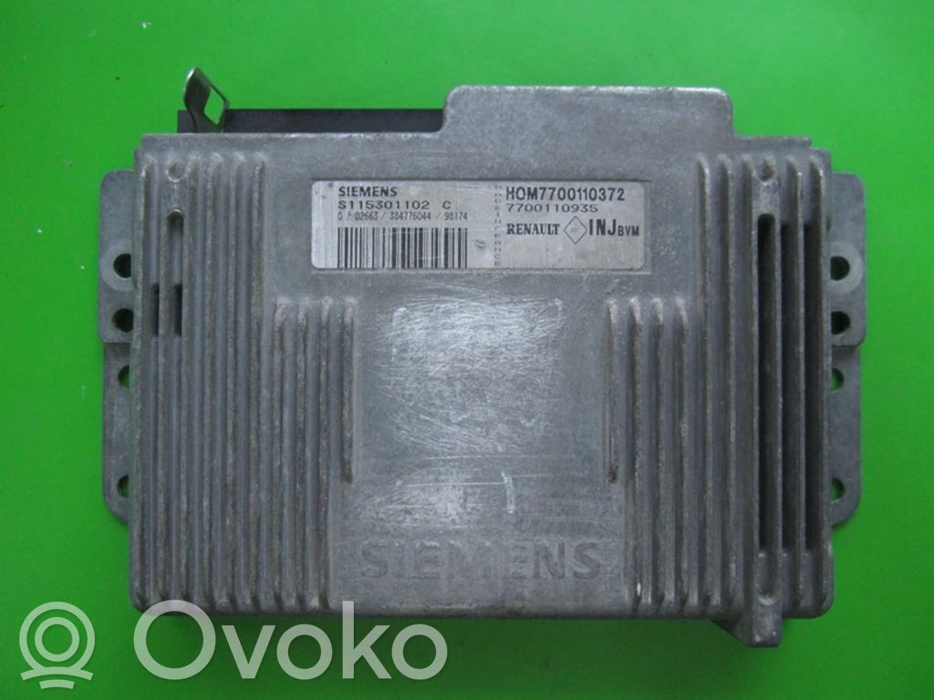 Engine control unit/module ECU   7700110935,S115301102C