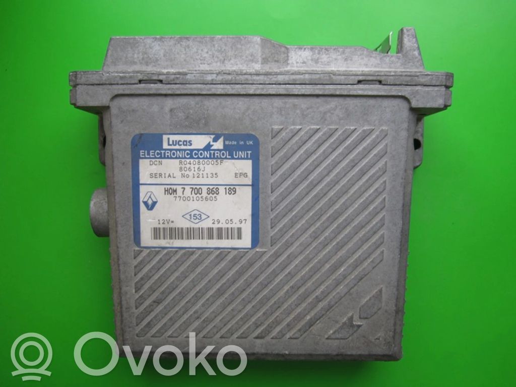 Engine control unit/module ECU   HOM7700868189,7700105605