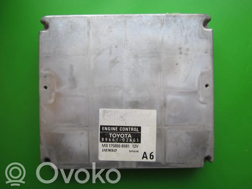 Engine control unit/module ECU   8966102A61,MB1758008081