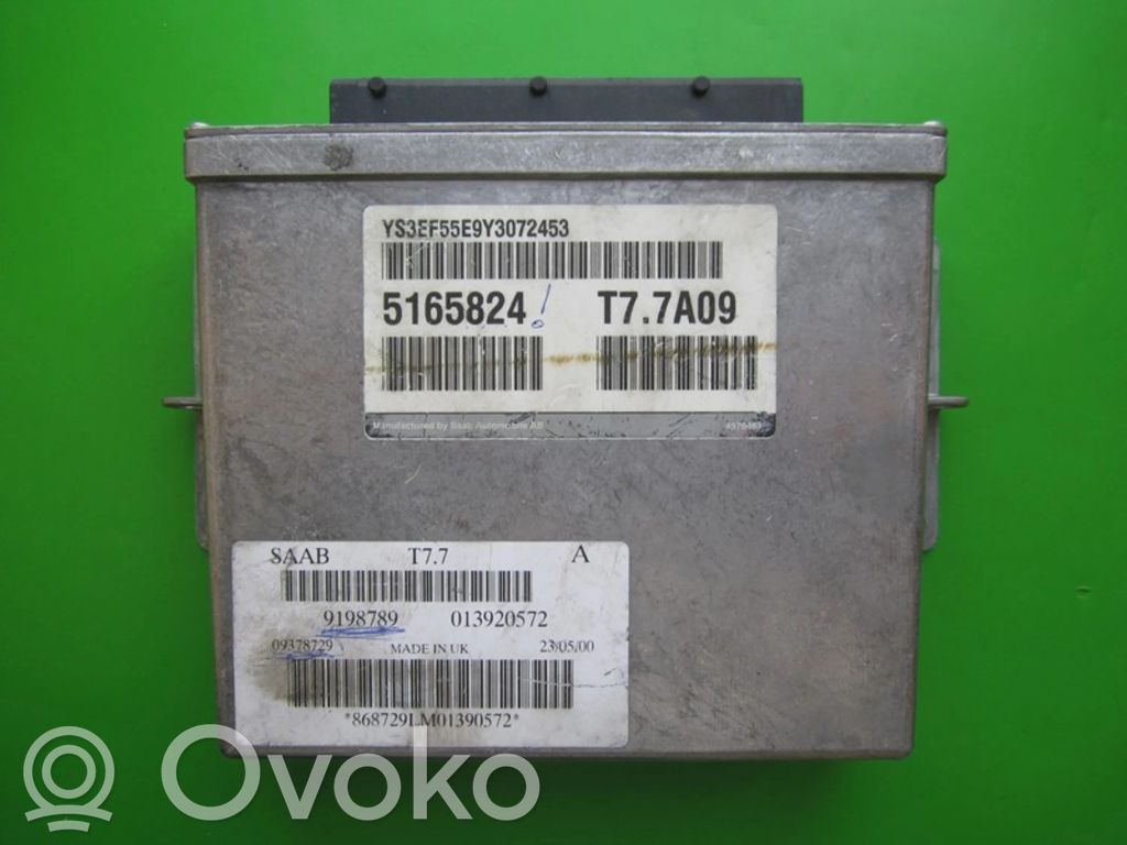 Saab 9-5 Moottorin ohjainlaite/moduuli (käytetyt) 
