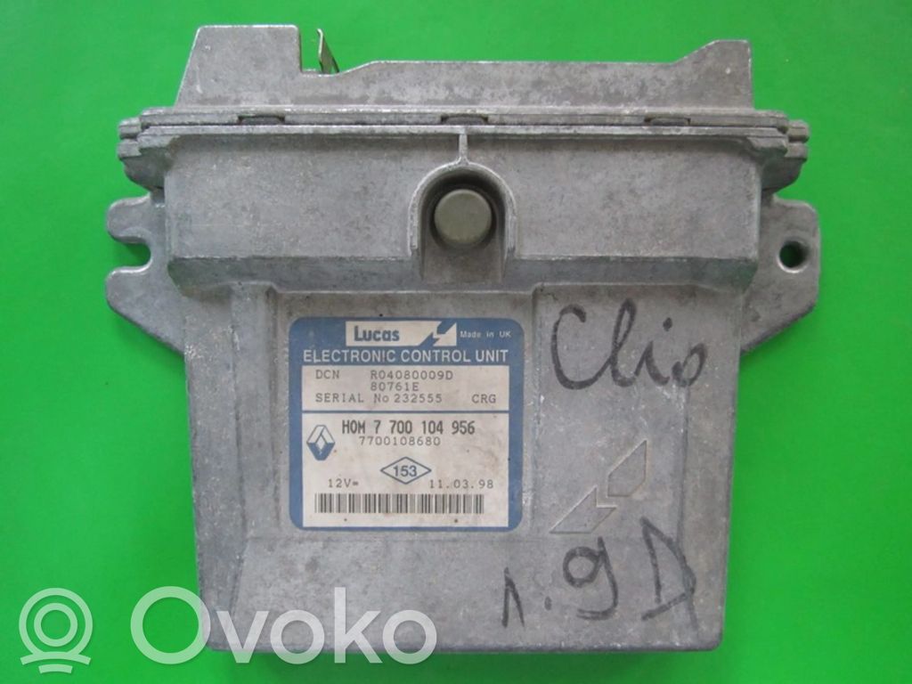 Renault Kangoo I Unidad de control/módulo ECU del motor 