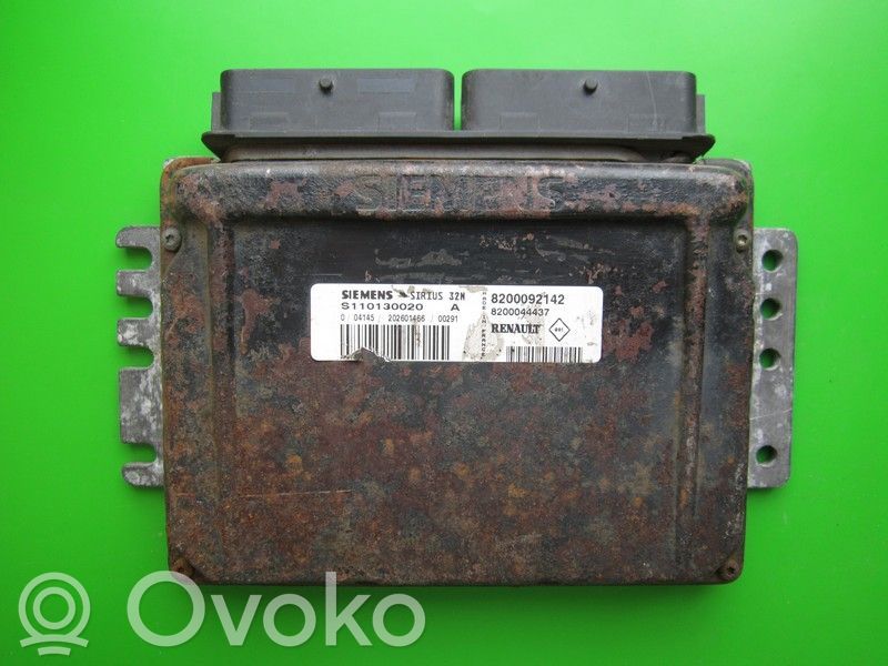 Engine control unit/module ECU   8200092142,S110130020A
