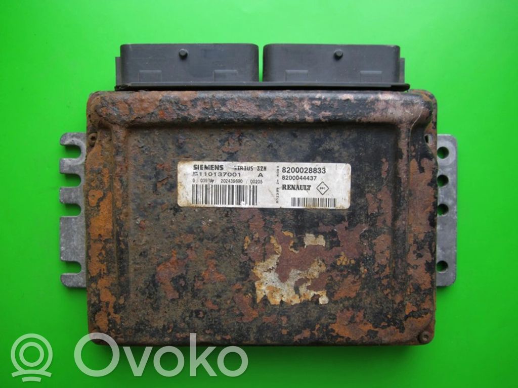 Engine control unit/module ECU   8200028833,S110137001A