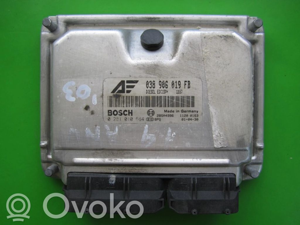 Seat Alhambra (Mk1) Unidad de control/módulo ECU del motor 