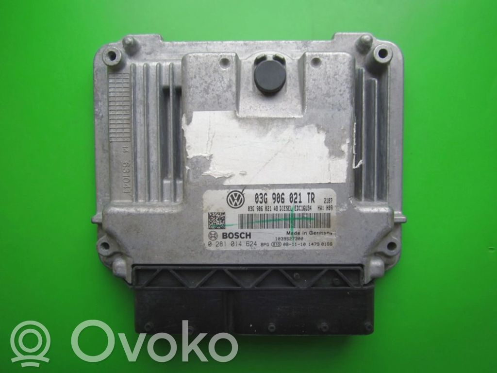 Engine control unit/module ECU   03G906021TR,0281014624