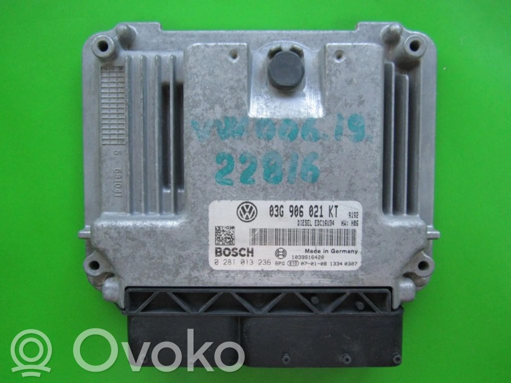 Volkswagen Golf Plus Engine control unit/module ECU 