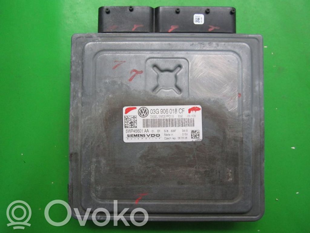 Engine control unit/module ECU   03G906018CF,5WP45601