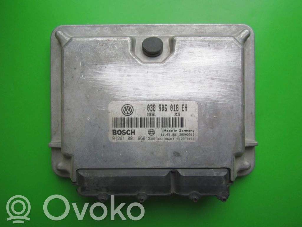 Engine control unit/module ECU   038906018EH,0281001960