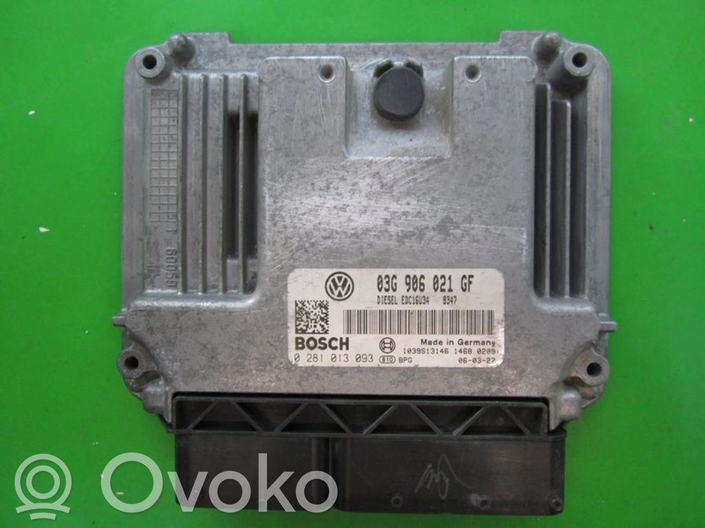 Volkswagen Golf V Engine control unit/module ECU 