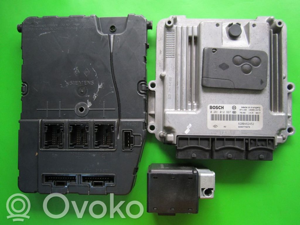 Renault Scenic II -  Grand scenic II Engine ECU kit and lock set 