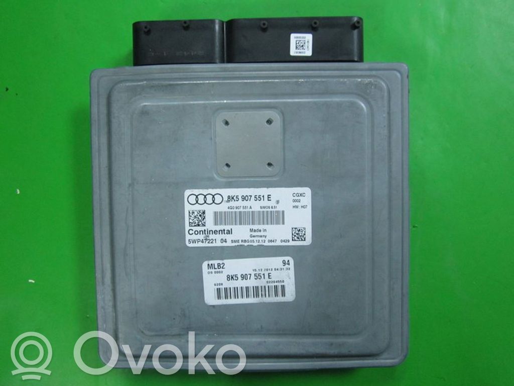 Engine control unit/module ECU   8K5907551E,5WP47221
