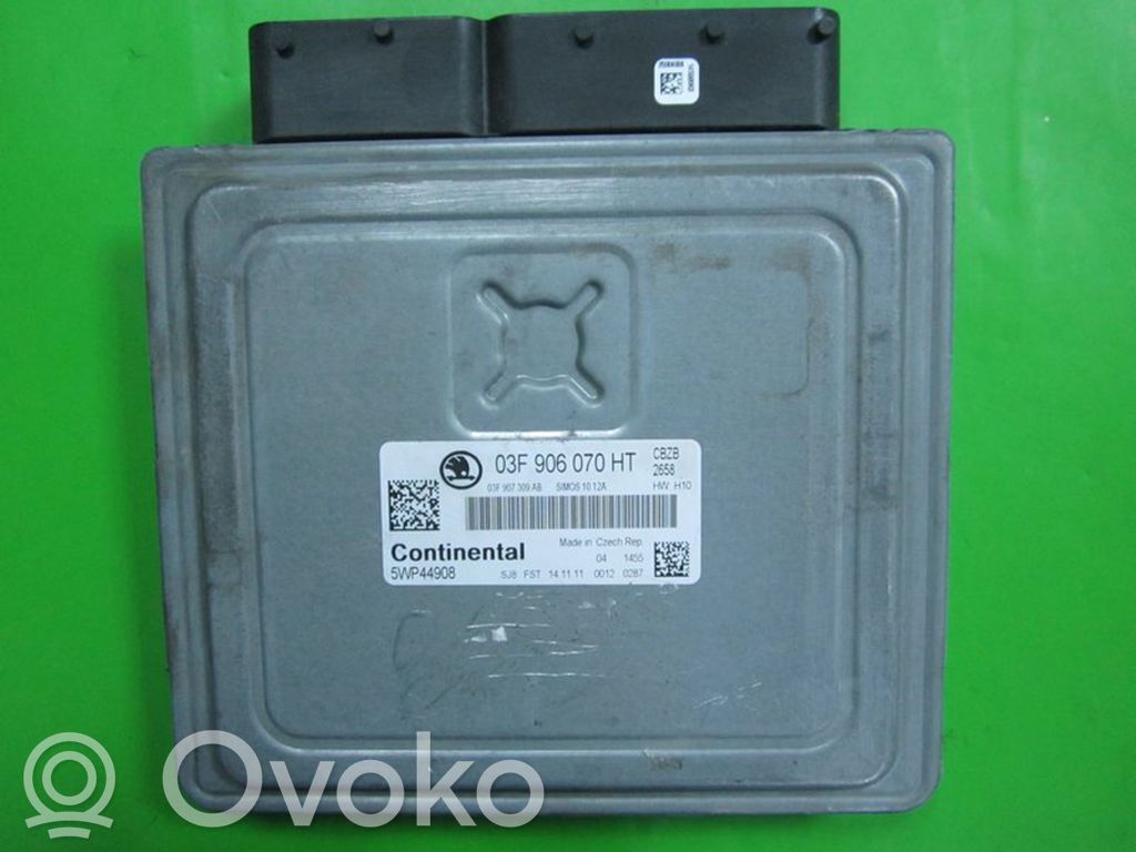 Engine control unit/module ECU   03F906070HT,5WP44908
