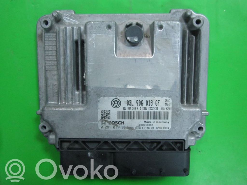 Galios (ECU) modulis   03L906018GF,0281017367