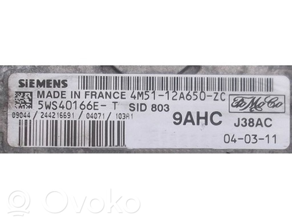 Ford C-MAX I Engine control unit/module ECU 
