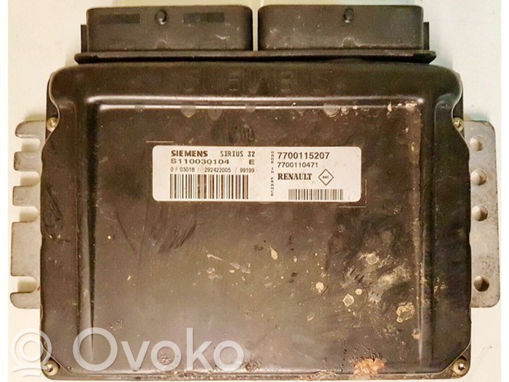 Renault Clio II Engine control unit/module ECU 