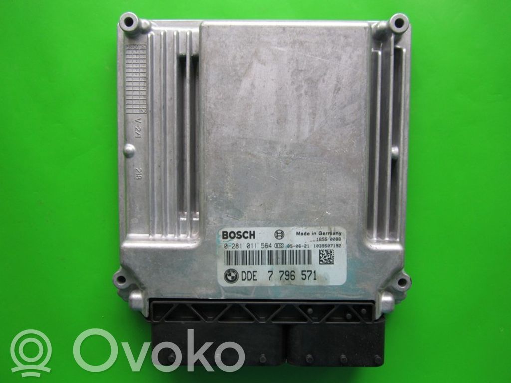Engine control unit/module ECU   DDE7796571,0281011564