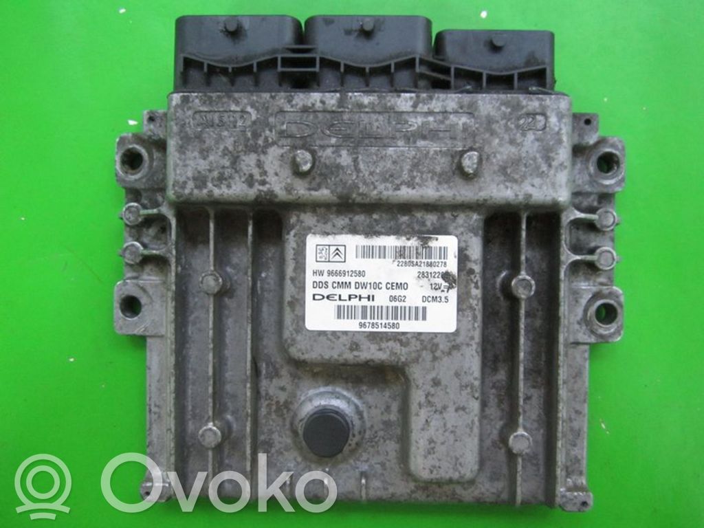Unidad de control/módulo ECU del motor   9678514580,28312280