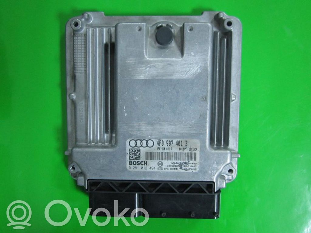 Unité de commande, module ECU de moteur   4F0907401B,0281012494