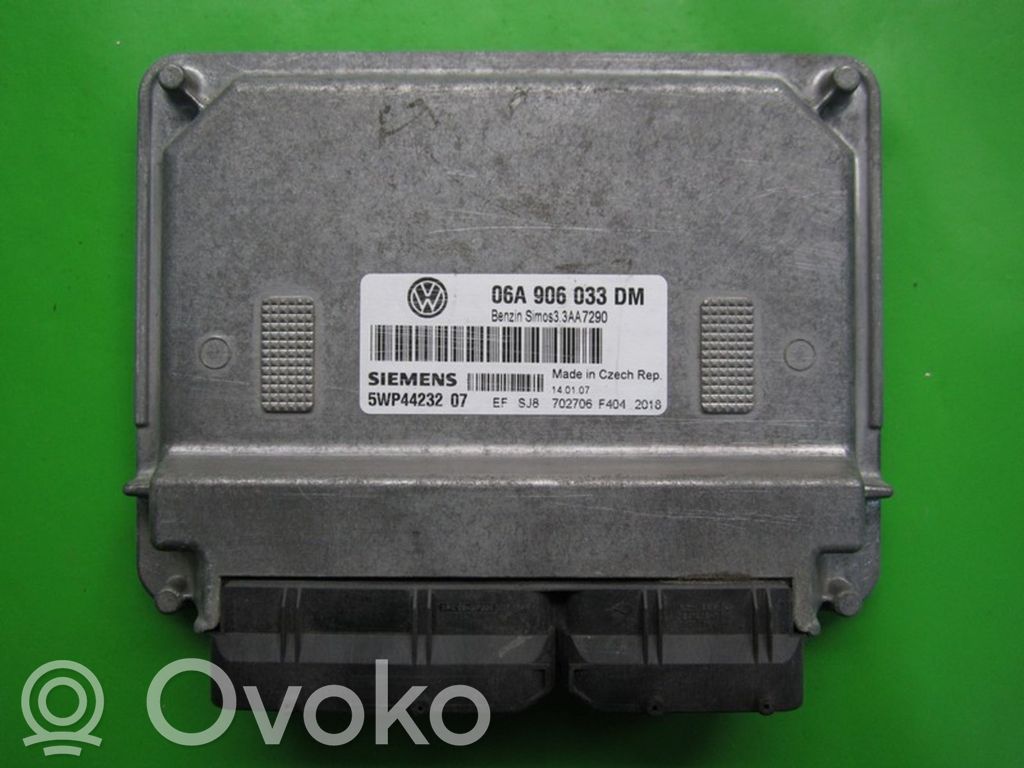 Skoda Octavia Mk2 (1Z) Unité de commande, module ECU de moteur 