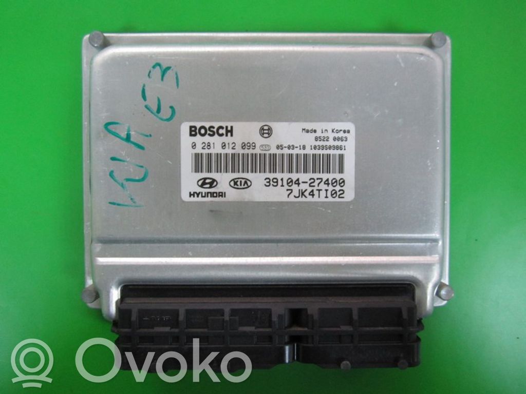 Engine control unit/module ECU   3910427400,0281012099