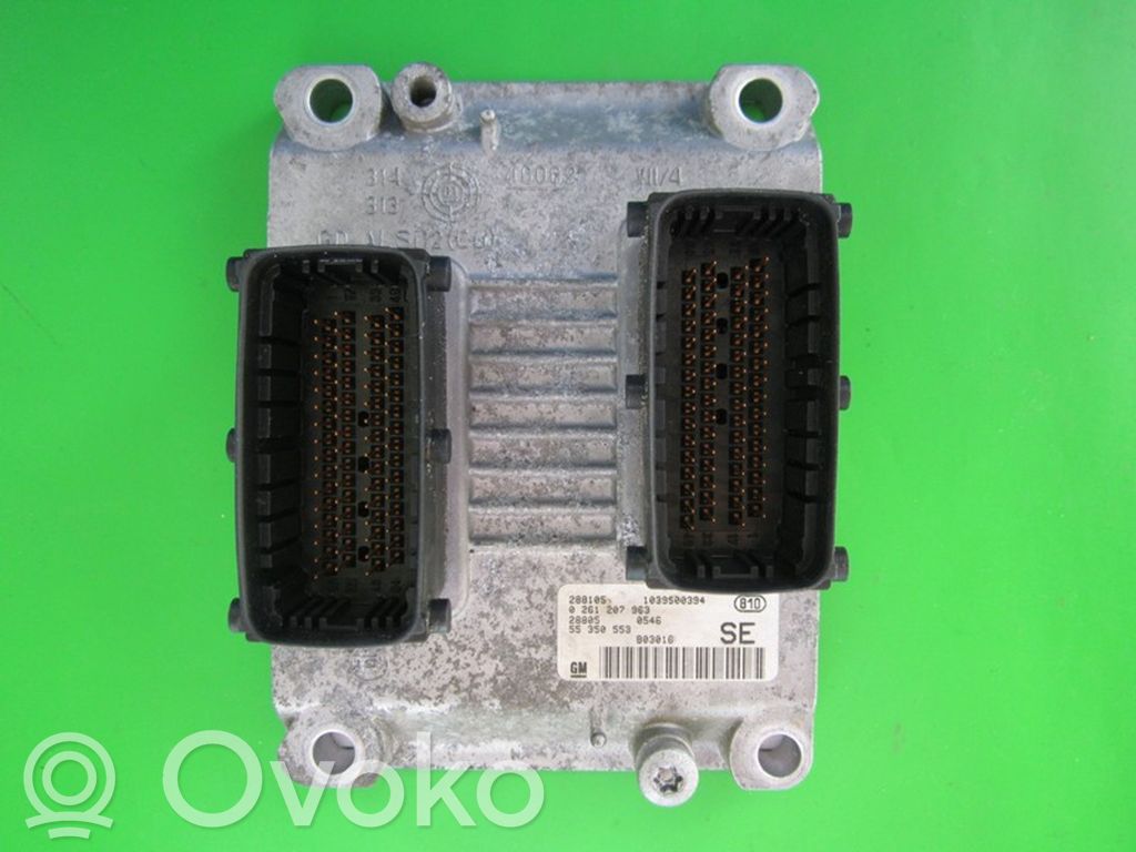 Engine control unit/module ECU   55350553,0261207963