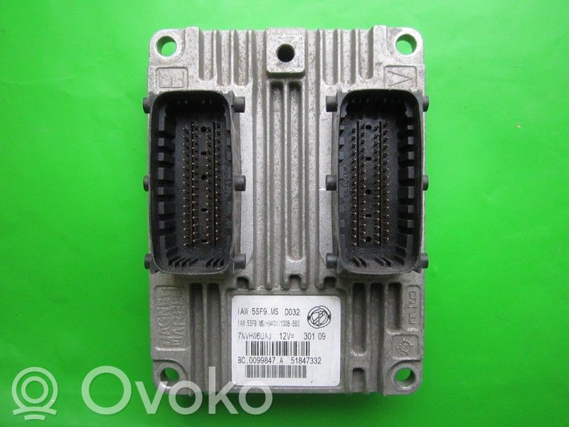 Engine control unit/module ECU   51847332,BC0099847A