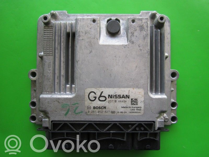Nissan Qashqai Engine control unit/module ECU 