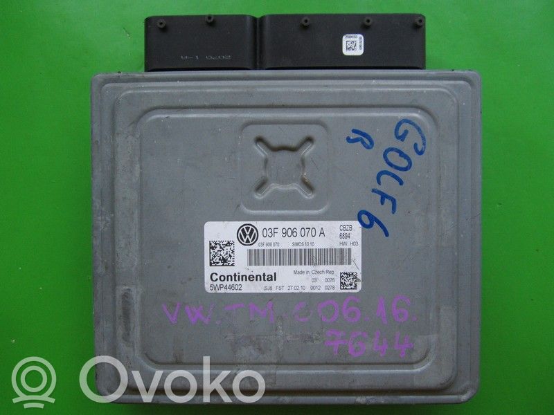 Volkswagen Golf Plus Engine control unit/module ECU 