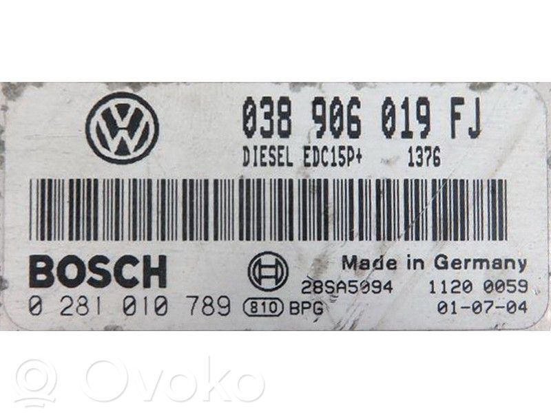 Skoda Octavia Mk1 (1U) Engine control unit/module ECU 